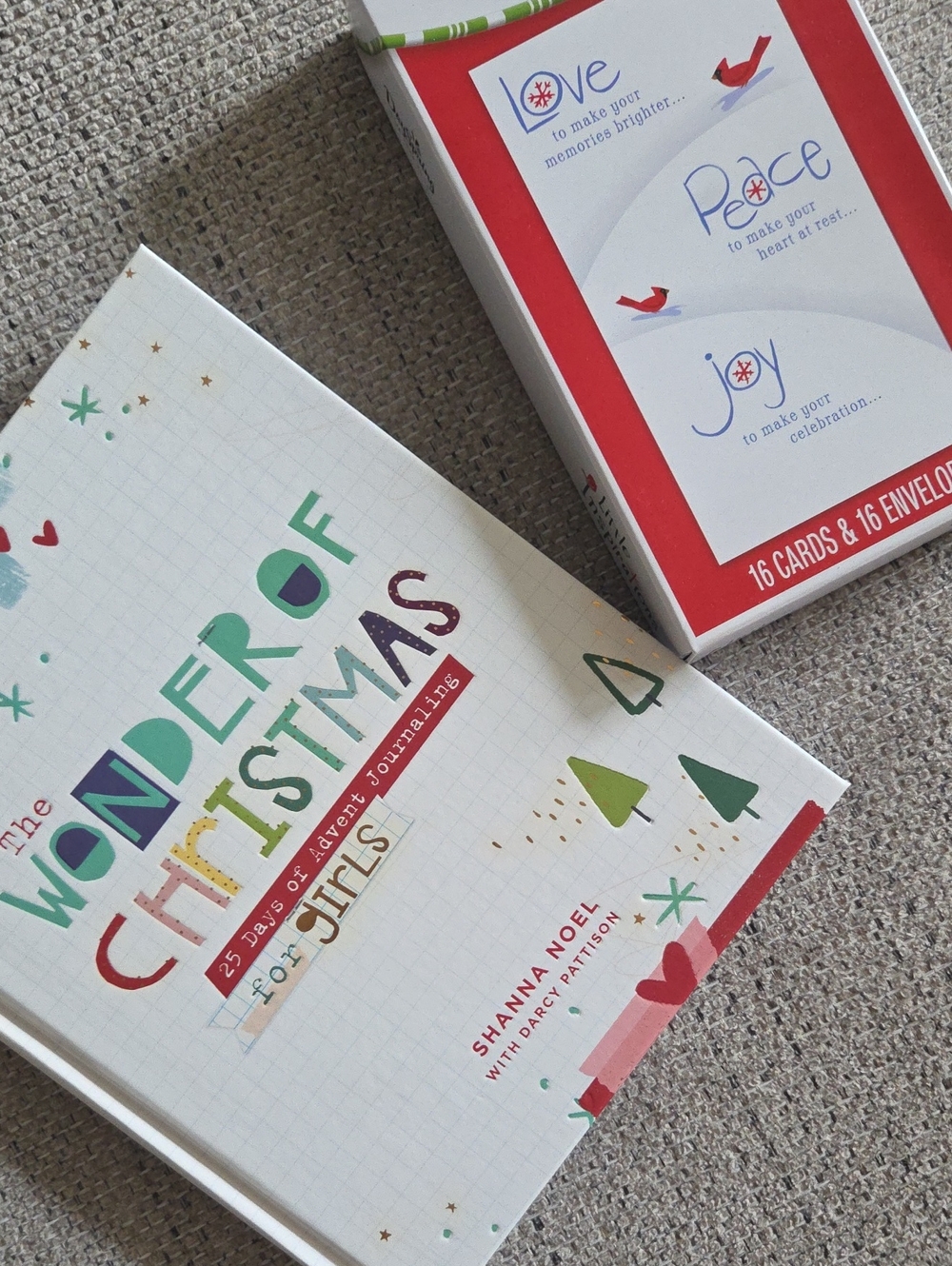 Christmas Advent Journal Book + Box Dayspring Christmas Cards